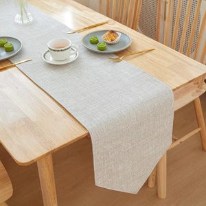 Simple Blank <strong>Table</strong> <strong>Runner</strong> Custom High Quality New Style Digital Printing Cotton Linen <strong>Table</strong> <strong>Runner</strong> for Hotel Dining-<strong>table</strong> - Product Image 6