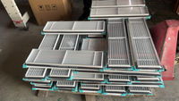Nouveau diffuseur à fente linéaire caché Diffuseur d'air linéaire de plafond invisible Grille de ventilation en aluminium