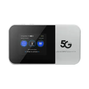 نقطة اتصال Mifi 5g غير مقفلة محمولة جيب Wifi Wifi6 جهاز توجيه Wifi المحمول للسيارة 5G