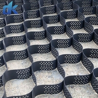 Géocell en HDPE stabilisé aux UV pour murs de soutènement, protection de pentes et aménagement paysager, pour pentes routières