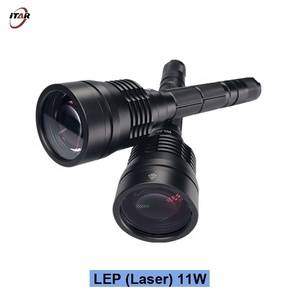 <span class=keywords><strong>Torcia</strong></span> LED Ricaricabile OEM ODM 11W con Raggio Laser Stretto, Portata 3Km, Corpo in Alluminio, Potente Lanterna LEP - Product Image 4