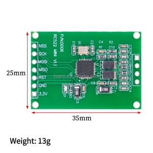 Rc522 tần số vô tuyến nhận dạng (<span class=keywords><strong>RFID</strong></span>) cảm biến mô-đun Đầu đọc/Nhà Văn I2C SPI IIC SPI giao diện IC thẻ <span class=keywords><strong>RFID</strong></span> cảm biến mô-đun - Product Image 4