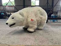Neue Technologie Animatronischer Eisbär Gehender Roboter Dinosaurier Ferngesteuerter Roboterhund für Freizeitpark Sicherheitsroboter