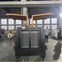 Compresseur d'air à vis diesel portable et économique, déplacement d'air de 5 m3/min, 8 bars, 185 CFM, pour le sablage