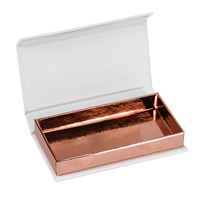 Grand emballage en papier pliable magnétique de luxe personnalisé boîte cadeau en carton pour les cils entièrement rayés faits à la machine