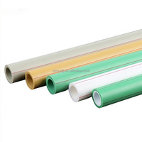 Tuyau en plastique PPR (polypropylène) flexible haute pression, durable, écologique, anti-UV (pour eau froide et chaude), blanc/vert, ISO