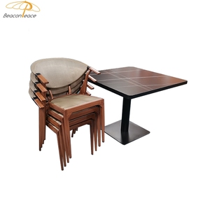 Outdoor Aluminum Furniture <strong>Set</strong> Restaurant <strong>4</strong> <strong>Seaters</strong> <strong>Bistro</strong> Table and Chairs Garden <strong>Sets</strong> Dining Table and Chair <strong>Set</strong> - Product Image 4