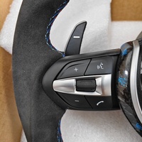 Volant de direction en carbone forgé sur mesure pour BMW X5 M6 F07 F15 F20 F30 F32 F95 F96 E89 E90 X6