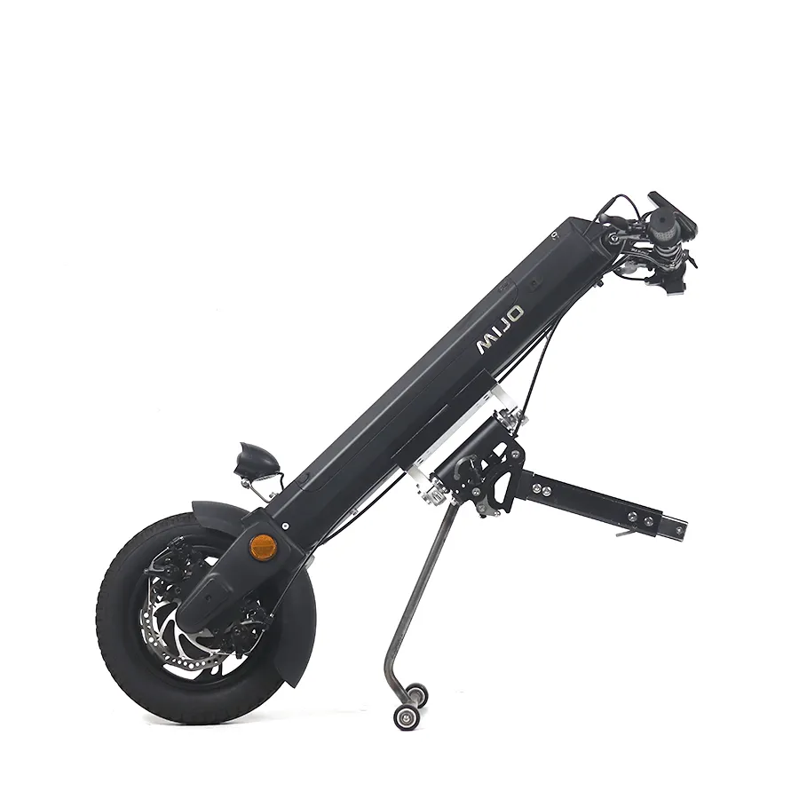 MIJO MT02 Rollstuhl manuell faltbar Handrad Roller Produkt für Behinderte mit Batterie Elektromotorrad-Sessel