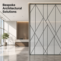 Verre trempé laminé sérigraphié sur mesure avec épaisseur, couleur et motif personnalisés pour les projets de grande envergure
