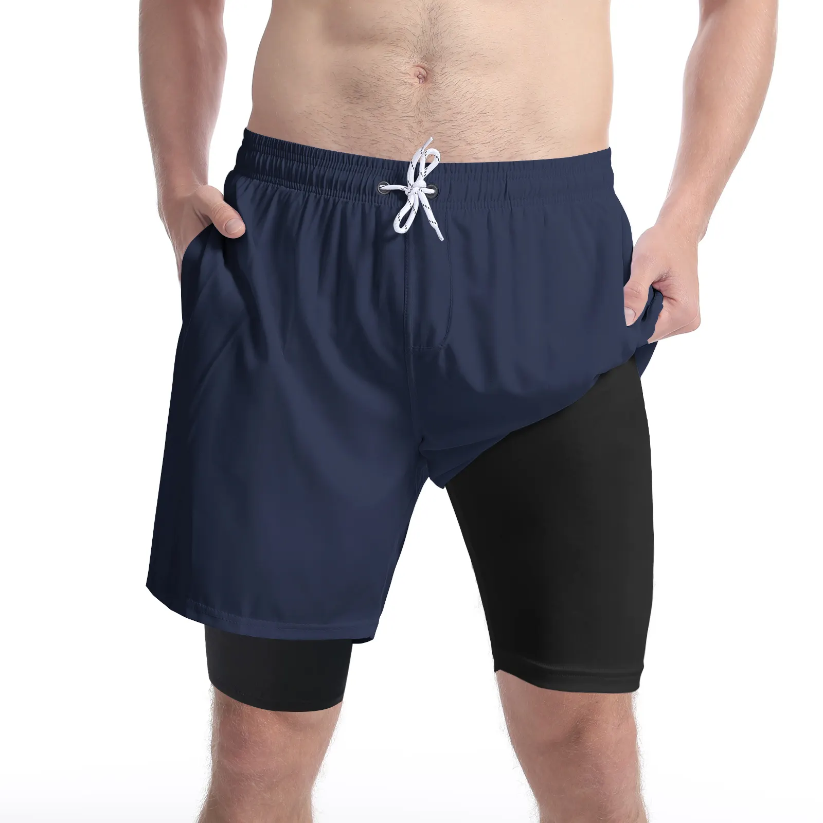 Fabriekslevering Goedkope Snel Droge Zwemkleding Zwembroek Strandkleding Casual Zomer Strandshorts Voor Heren