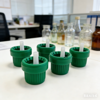 Bouchon compte-gouttes essentiel pour flacon d'huile essentielle, couvercles en plastique 18/415, bouchon à vis en plastique inviolable et résistant aux enfants