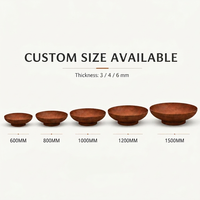 Brasero rond personnalisé en acier Corten pour extérieur, foyer à bois, barbecue, chauffage de jardin, patio et cour