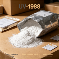 ZHUOTAI UV-1988 (PR25) Absorbeur UV CAS 7443-25-6 Poudre 99% Stabilisateur de lumière Revêtement plastique PC Additif anti-jaunissement MF