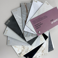 Plaque décorative pour meubles en panneau UV haute brillance, imprimée sur mesure, effet marbre et grain de bois, qualité E0, sans formaldéhyde