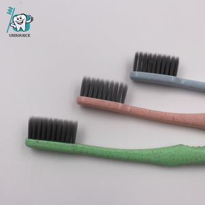 Cepillos de Dientes de Carbón de Bambú Biodegradables Hechos a Medida, Cepillo de Dientes Manual para Adultos MC7243 - Product Image 4