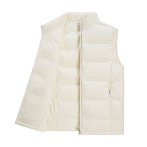 90% White Duck Down <strong>Lightweight</strong> Waistcoat Double-sided Reversible Down Vest Men's Women's Sports Outdoor Puffer <strong>Gilet</strong> for Winter - Product Image 5