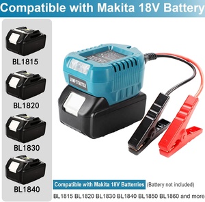 Démarreur de voiture portable 13,5 V 30 A pour batterie Li-ion Makita 18 V BL1830 BL1860, alimenté pour le démarrage d'urgence de la batterie de voiture - Product Image 2