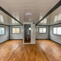 Maison préfabriquée extensible personnalisée en conteneur de 20 pieds ou 40 pieds, cuisine en acier léger, maison portable de luxe, Casas Prefabricadas