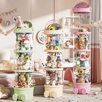 Poupées de grande capacité stockage enfants enfants boîte de rangement légère bacs conteneur jouets seau de rangement grande ouverture Durable
