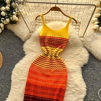Robes décontractées longues en tricot chic féminin