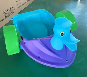 Hot sale with factory price plastic dragon kids hand aqua toy paddle boat