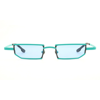 YOUTOP Nouvelle Collection 2023 Lunettes de Soleil Rectangulaires Géométriques Chic Rétro Haut de Gamme 7748 Certifiées CE en Titane Bicolore Polarisées