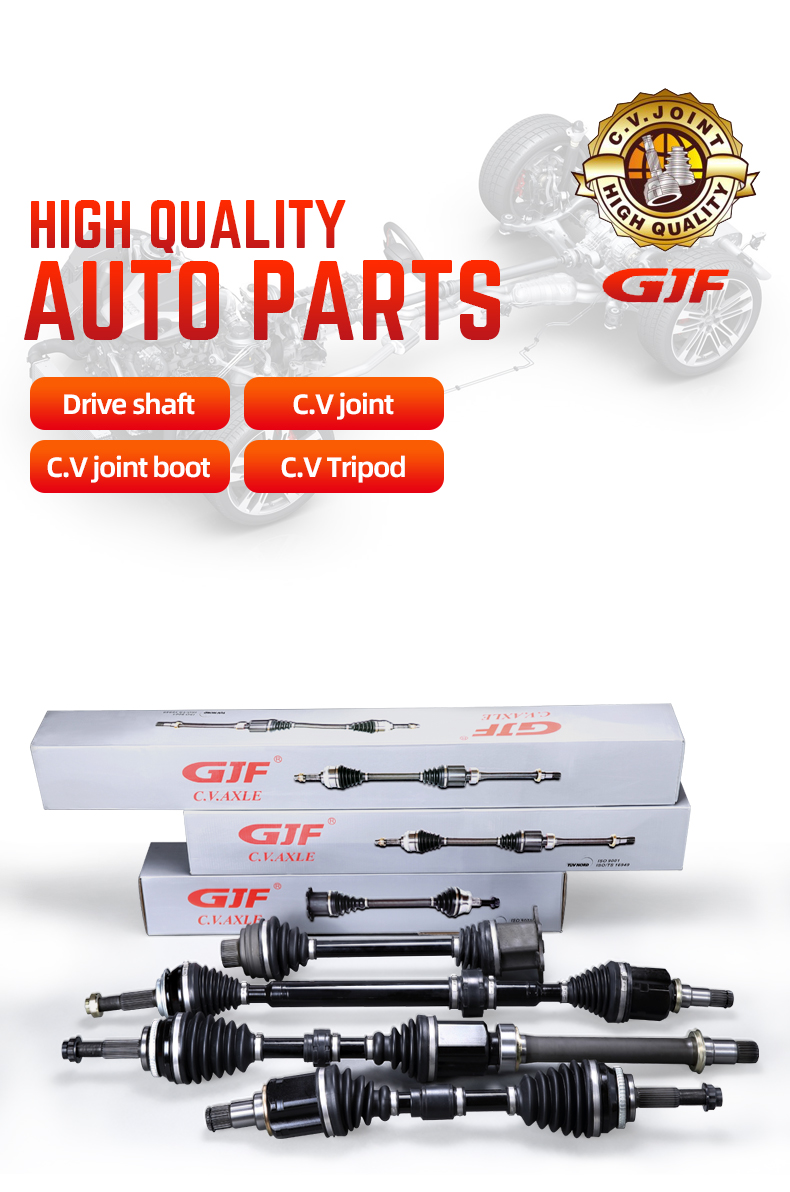 GJF Cv Axle Drive Shafts for Nissan X-Trail T31 2.5 MT 4WD
