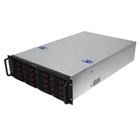 Boîtier de serveur de stockage OEM 4U 16 baies SATA SAS à échange à chaud avec backplane Mini SAS 6 Gb/s, format ATX, en stock avec ventilateur