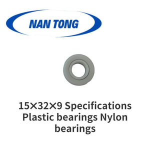 Rodamiento de Plástico Nantou 15x32x9mm para Piezas de Máquinas de Impresión, Rodamiento de Nylon Blanco - Product Image 5