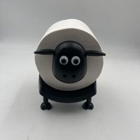 Porte-papier hygiénique drôle en forme d'agneau, porte-rouleau créatif pour la maison, outil de rangement et d'organisation domestique