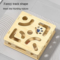 Jouets pour chats : Boîte de jeu de puzzle détox auto-réparatrice, bâton d'agitation pour chat, labyrinthe à clochette, fournitures pour chats, fournisseur OEM ODM personnalisable