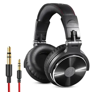 Oneodio-auriculares Pro 10 profesionales para DJ, cascos por encima de la oreja con cable, HiFi, para videojuegos, con micrófono, para PC y teléfono