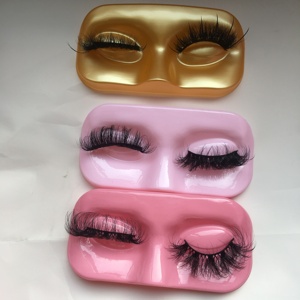 Bán buôn con người Lông mi giả Cils <span class=keywords><strong>d</strong></span>ày Lash fluffi pestaas <span class=keywords><strong>d</strong></span>ải tự nhiên Nga Faux Mink LÔNG MI LÔNG mi bán buôn Mink - Product Image 6