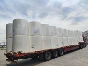 Grosir gulungan kayu Virgin kuat gulungan Jumbo 3 lapisan rol kertas <span class=keywords><strong>Toilet</strong></span> lembut bahan mentah yang dapat disesuaikan rol ibu untuk <span class=keywords><strong>Toilet</strong></span> - Product Image 2