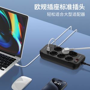 Regleta de Enchufes Ldnio con Panel USB, Carga Rápida, Múltiples Ranuras, Estándar Americano y Británico - Product Image 2