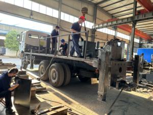 Completamente automatico trivellazione d'acqua su pista macchina <span class=keywords><strong>200m</strong></span> 350m 500m profondità con pompa come componente del nucleo per la perforazione di pozzi profondi - Product Image 5