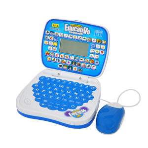 Ordinateur portable intelligent d'apprentissage de l'<span class=keywords><strong>alphabet</strong></span> ABC et des mathématiques pour enfants, jouet éducatif parlant en espagnol - Product Image 1