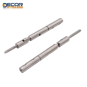 Cable de acero inoxidable 316 de 3mm, 4mm, 5mm de diámetro, sin engaste, de cuerpo cerrado, para industria pesada, tipo Lag Stud/Screw - Product Image 1