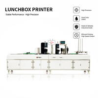 Impresora de Etiquetas UV de Inyección de Tinta para Tapas de Envases de Alimentos y Bandejas para Llevar, Máquina Automática de Alta Velocidad para Imprimir Texto/Código QR Personalizado
