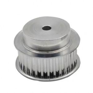 Polea de correa redonda de aleación de aluminio de planta de fabricación de China con tornillos de juego rueda de correa de transmisión del Motor del husillo para correa de 6mm - Product Image 3