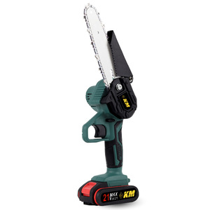 Tronçonneuse rechargeable de 6 pouces, alimentée par batterie, pour l'abattage en extérieur, l'élagage de jardin, avec batterie au lithium et chargeur - Product Image 3