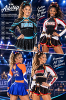 Ventes chaudes, uniformes de cheerleading personnalisés, design gratuit, uniformes de cheerleading de haute qualité, prix d'usine, faible MOQ, vêtements de sport d'équipe