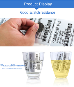 Nhãn In Chuyển Nhiệt Màu Bạc Kết Thúc Mờ Bằng <span class=keywords><strong>Polyester</strong></span> Kim Loại Mạnh Mẽ OEM - Product Image 3