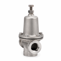 Katup Pengatur Tekanan Air YOD Customized SUS 304/316L yang Dapat Disesuaikan 3/4'' 1/2'' Bebas Timbal untuk Perpipaan Air, Katup Pengaman Pengurang Tekanan (PRV)