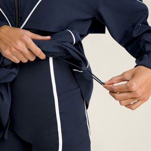 Ensemble de tennis et pickleball 2 pièces en nylon coupe-vent personnalisé, haut à manches longues et short respirant et confortable pour l'automne - Product Image 2