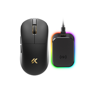 MCHOSE A7V3 Lightweight Wireless <b>Mouse</b> Magnetic Charging Gaming E-sports Tri-Mode Connection PAW3955/3950 Nordic 54L <b>Mouse</b> - Product Image 1