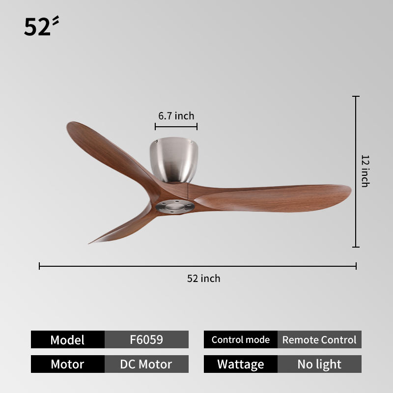 52INCH-Silver + Walnut