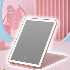 Chất lượng cao chuyên nghiệp Led ánh sáng Vanity vuông cảm ứng thông minh trang điểm Gương trực tiếp nhà sản xuất bán buôn - Product Image 4