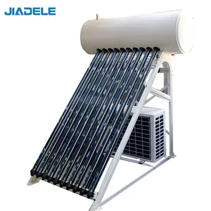 JIADELE Air energy Solar energy domestic Evacuated Tube Solar Collector stainless steel air water cooler heat pump